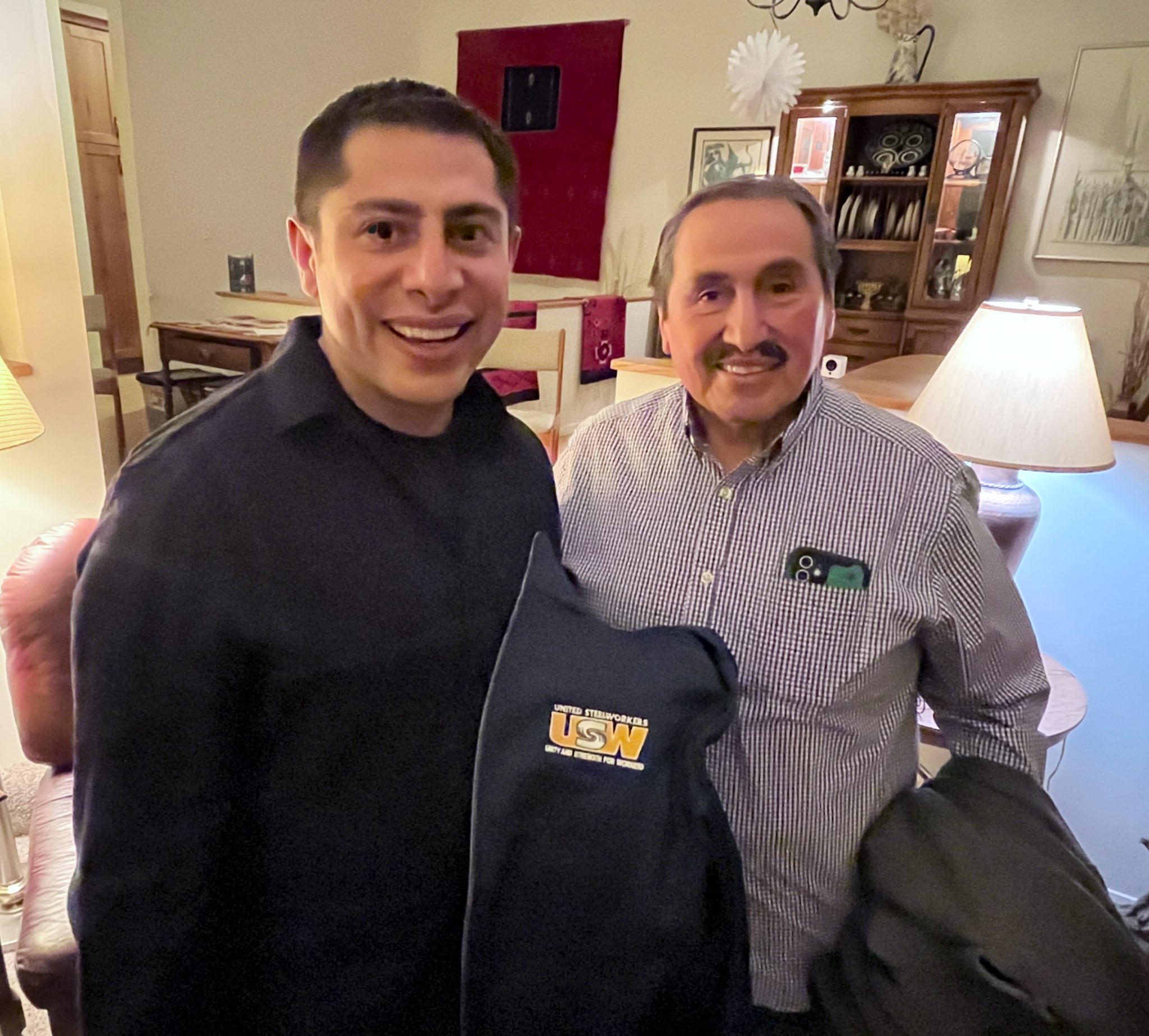 John Martinez and his father