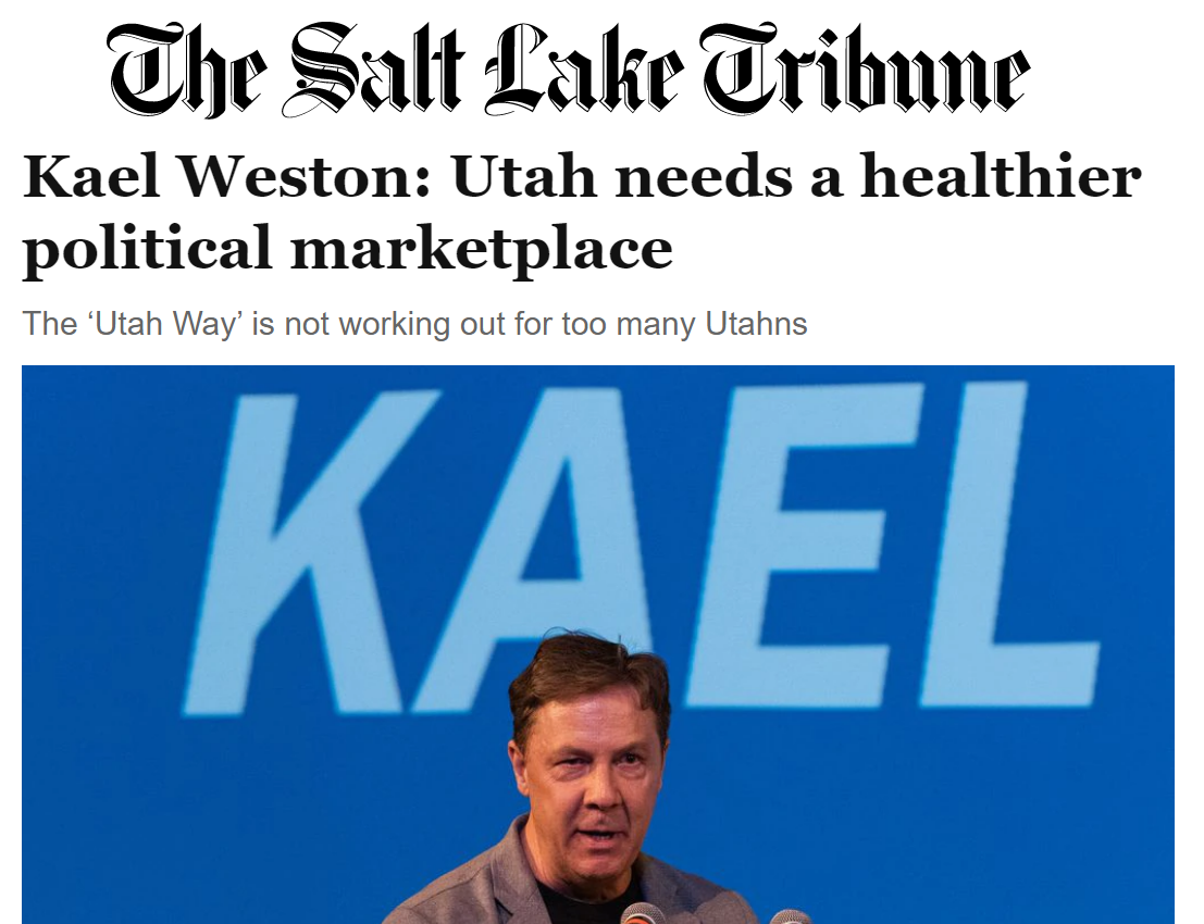 Kael Weston opinion in Salt Lake Tribune, April 26, 2022
